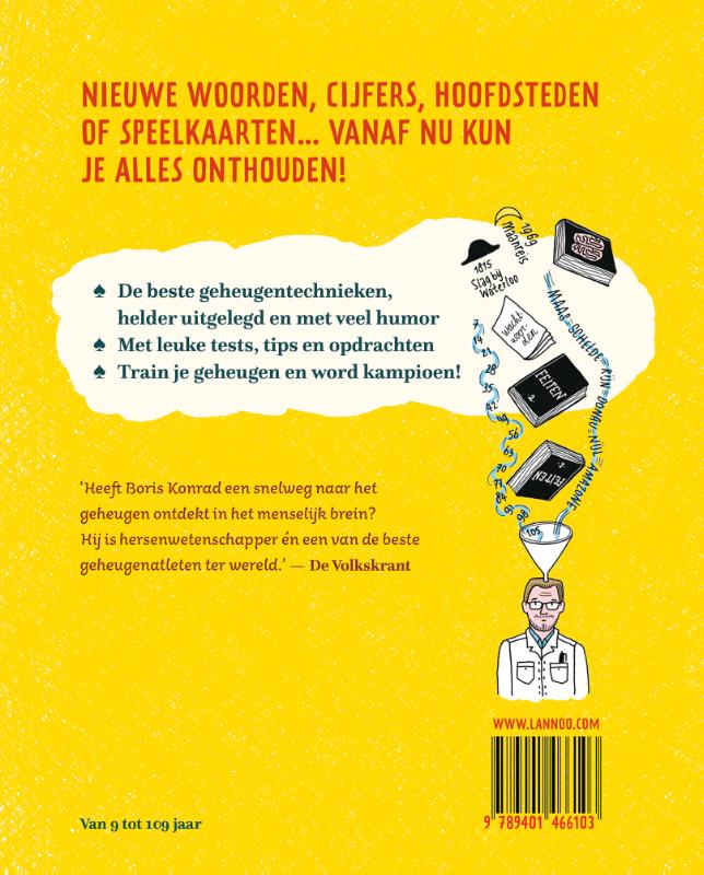 Een olifant in het geheugenpaleis achterkant