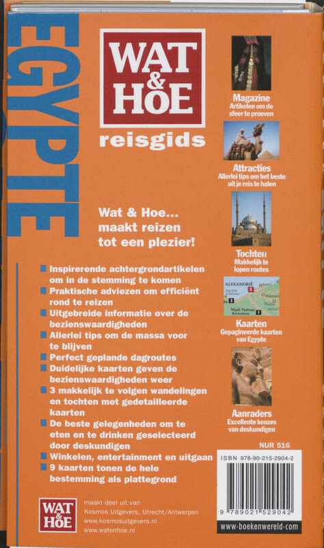 Egypte / Wat & Hoe reisgids achterkant