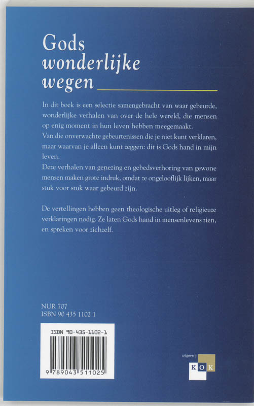 Gods Wonderlijke Wegen achterkant
