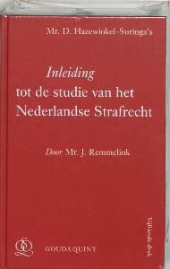 Mr. D. Hazewinkel-Suringa's Inleiding tot de studie van het Nederlandse strafrecht