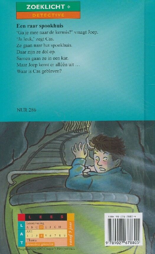 Een raar spookhuis / Zoeklicht * / Detective achterkant