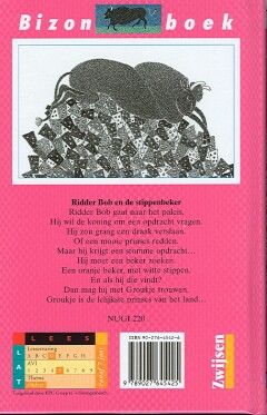 Ridder Bob en de stippenbeker / Bizon roze achterkant