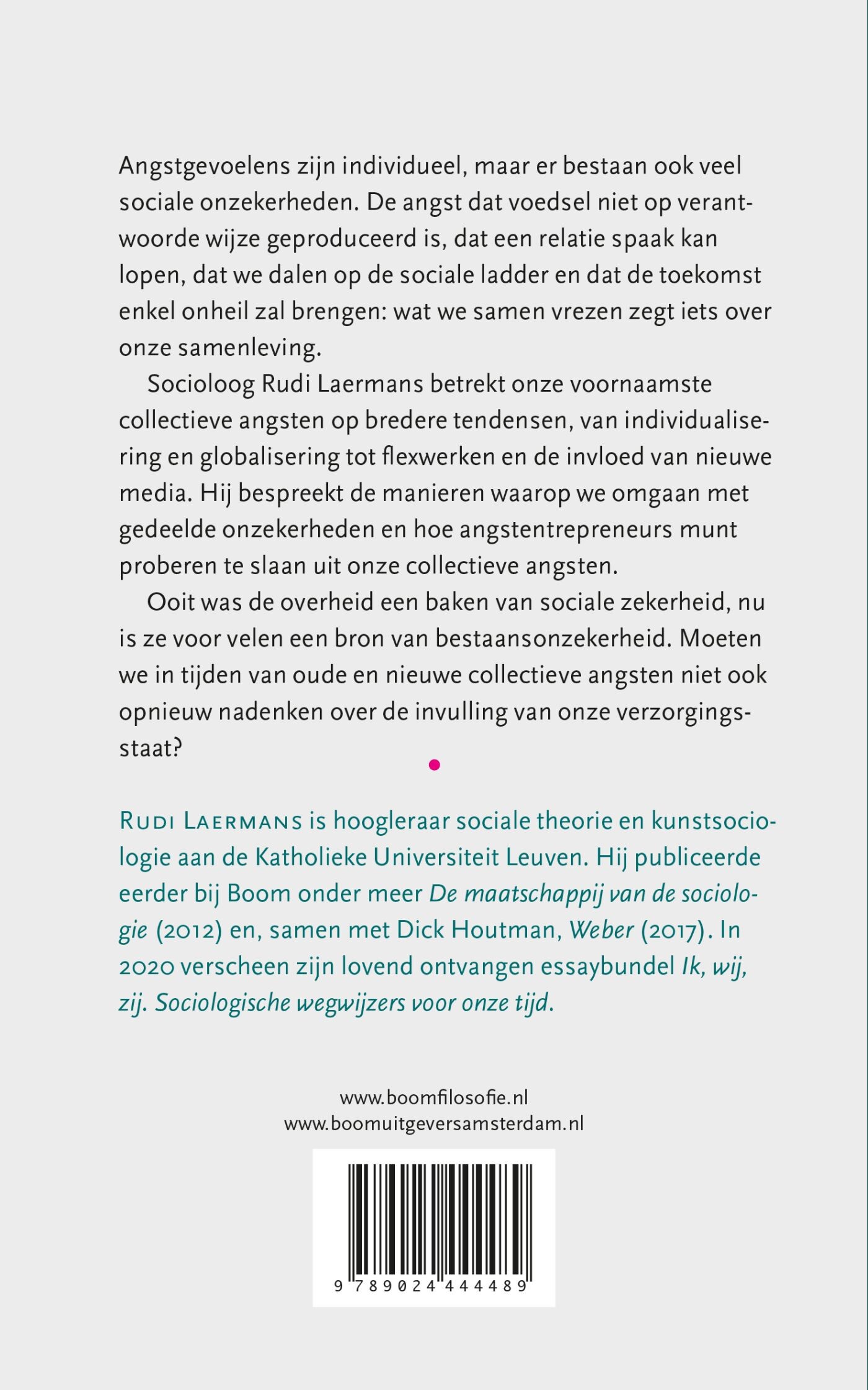 Gedeelde angsten achterkant