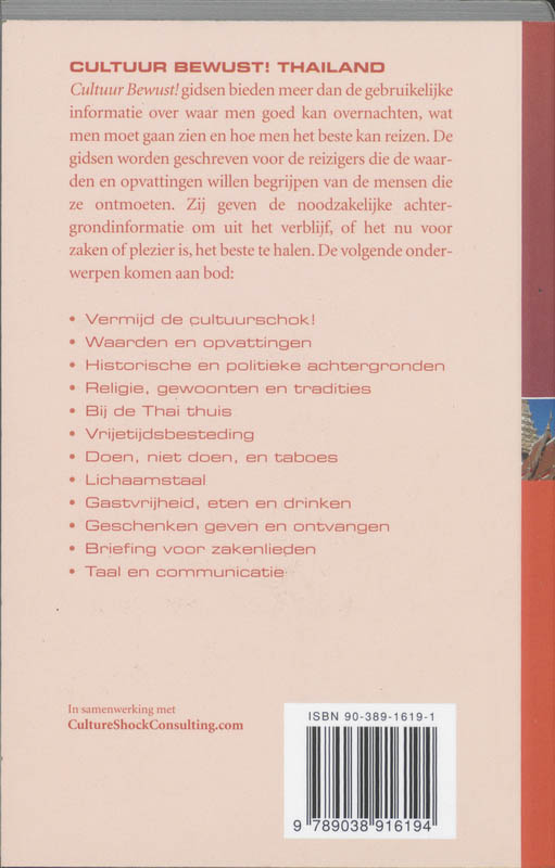 Thailand / Cultuur Bewust! achterkant