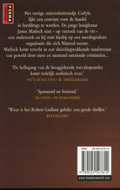 Het Matlock document / Poema thriller achterkant