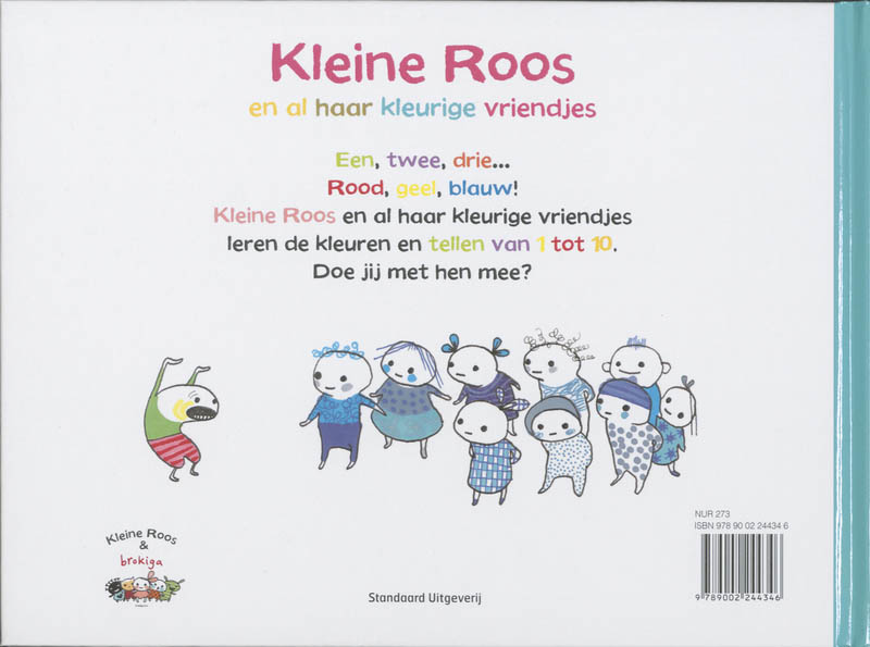 Kleine Roos en al haar kleurige vriendjes achterkant