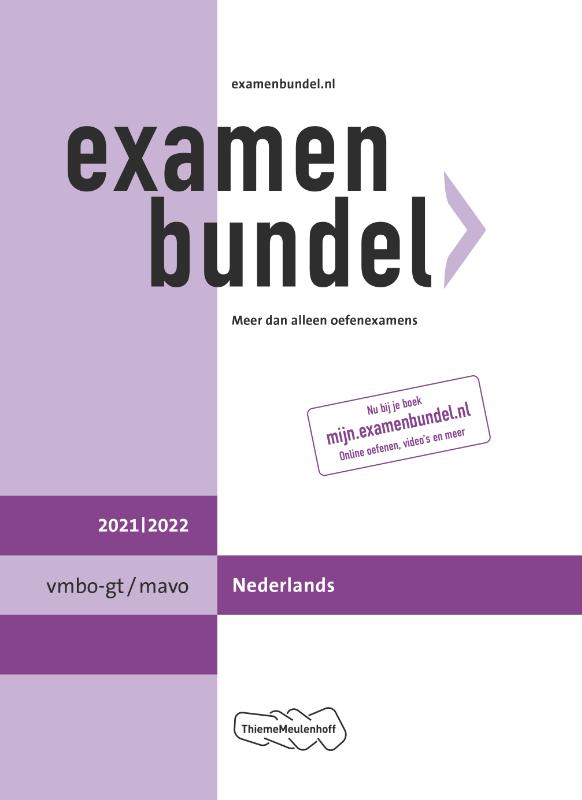 Examenbundel vmbo-gt/mavo Nederlands 2021/2022