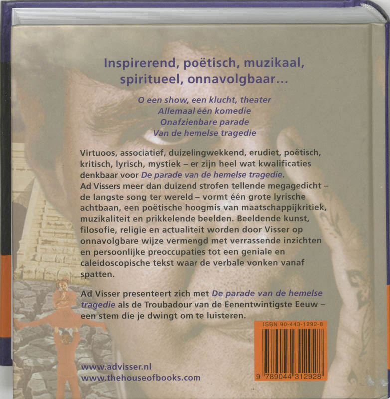 De parade van de hemelse tragedie achterkant