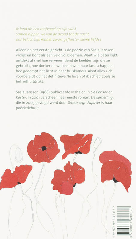 Papaver achterkant