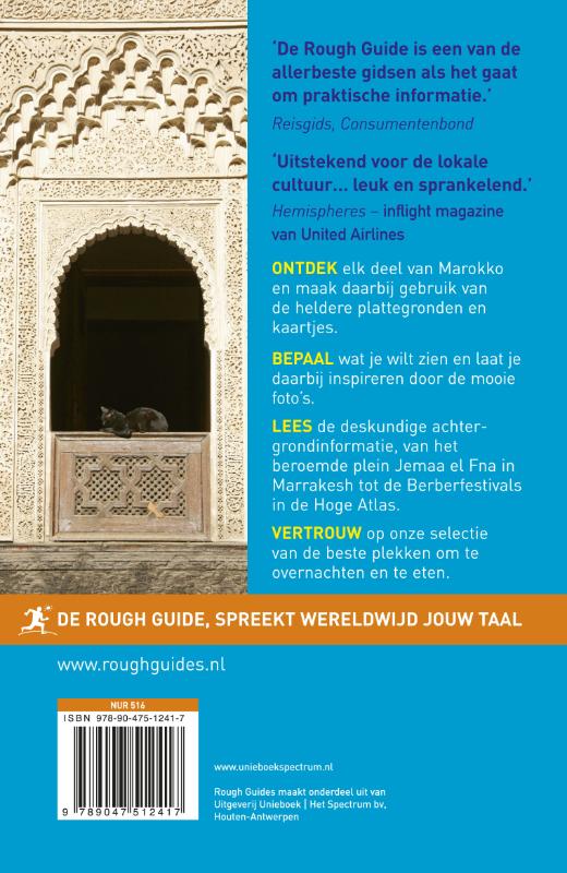 Rough Guide Marokko / Rough Guide Rough Guide Marokko / Rough Guide achterkant