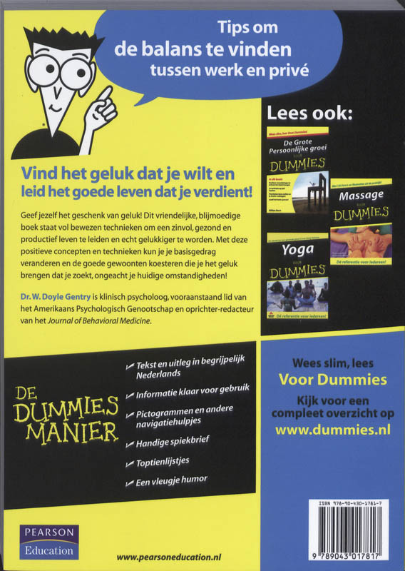 Geluk voor Dummies / Voor Dummies Geluk voor Dummies / Voor Dummies achterkant