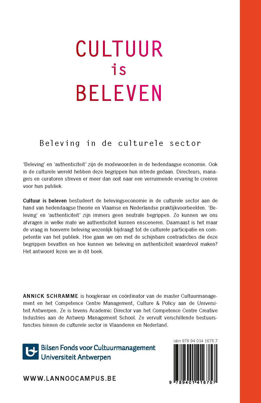 Cultuur is beleven achterkant