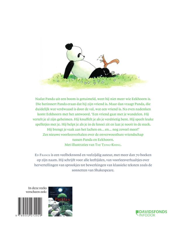 Een vriend, wat is dat? / Panda & Eekhoorn / 2 achterkant
