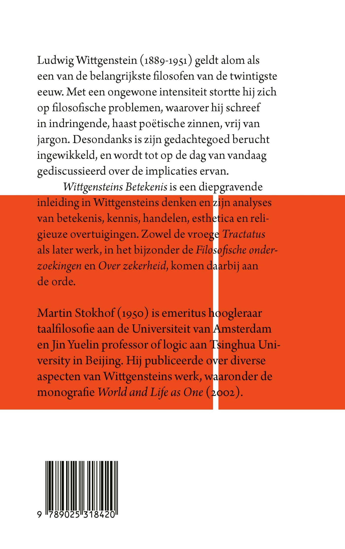 Wittgensteins betekenis achterkant