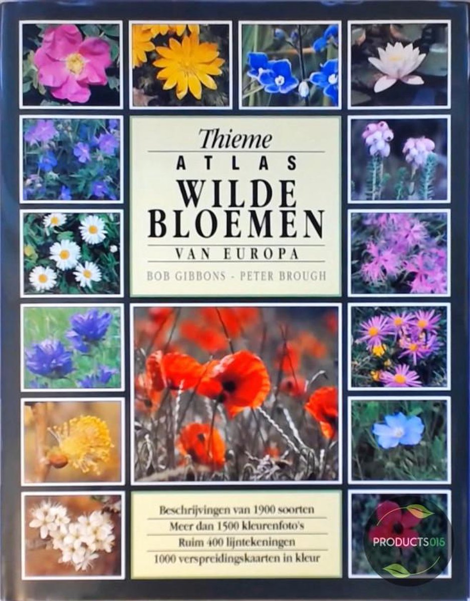 Atlas wilde bloemen van Europa