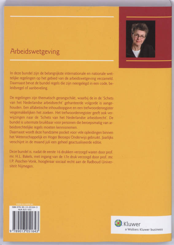Arbeidswetgeving 2008/2009 achterkant