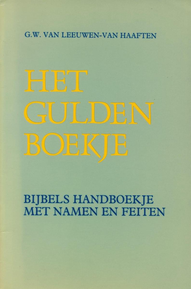 boekenbalie_9789033103902_cover Gulden boekje, het