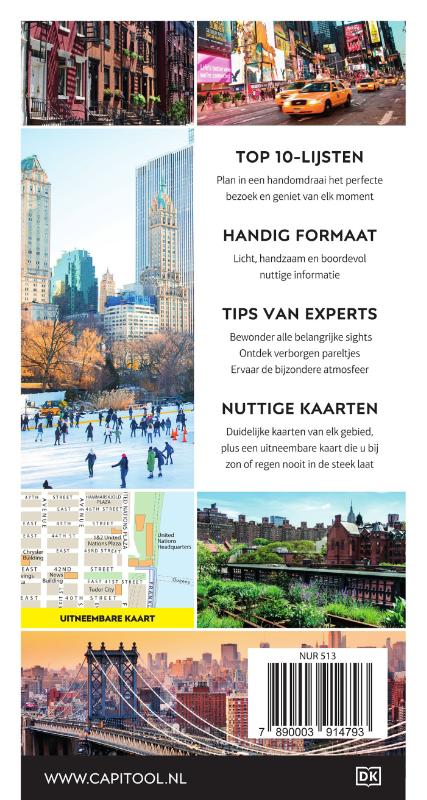 New York / Capitool Reisgidsen Top 10 achterkant