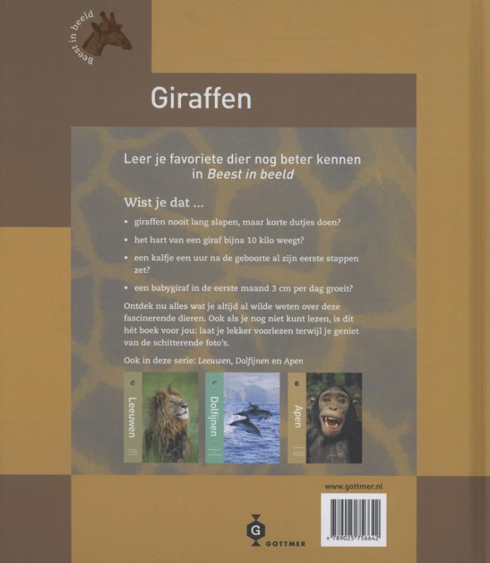 Giraffen / Beest in beeld achterkant