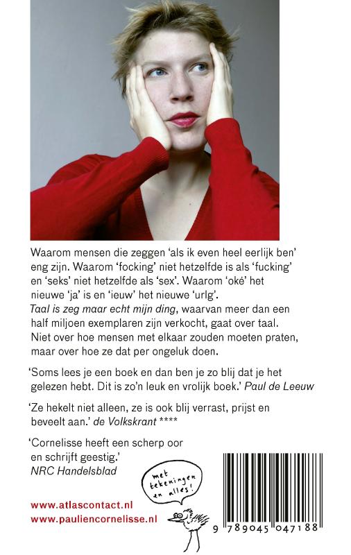 Taal is zeg maar echt mijn ding Taal is zeg maar echt mijn ding achterkant