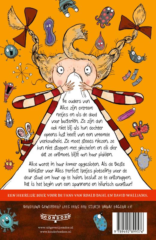 Alice en het bacteriemysterie achterkant