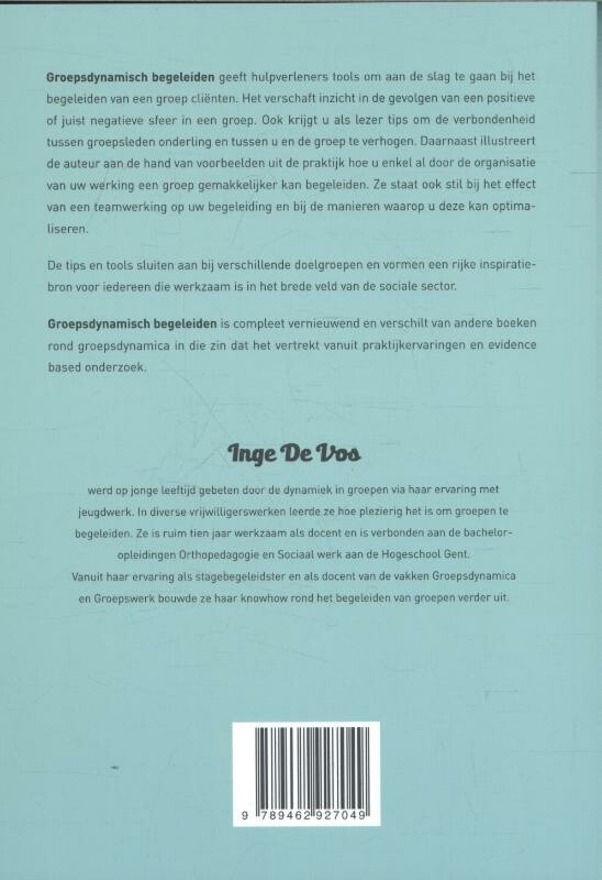 Groepsdynamisch begeleiden achterkant
