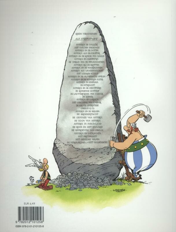 Asterix 6: Asterix en Cleopatra / Asterix / 6 achterkant