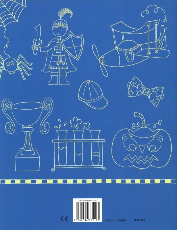 Het stoere jongens kleurboek achterkant