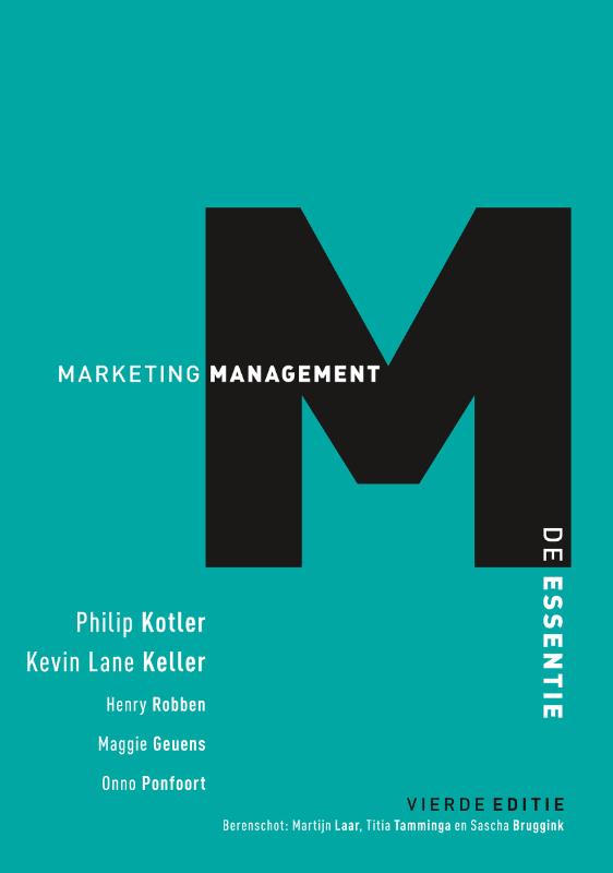 Kevin Lane Keller Marketingmanagement, De Essentie, 4e Editie