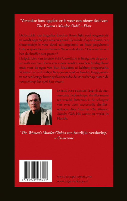 Het tiende jaar / Women's Murder Club / 10 Het tiende jaar / Women's Murder Club / 10 achterkant