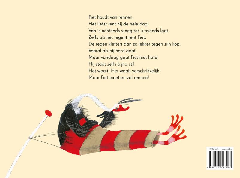 Fiet wil rennen Fiet wil rennen achterkant