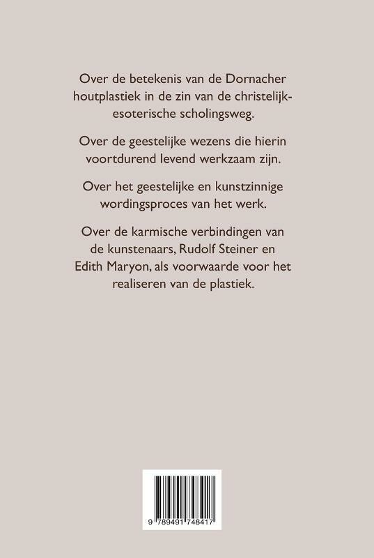 Het christelijke uit het hout tevoorschijn slaan ... achterkant