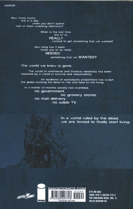 Miles behind us / The walking dead / 2 achterkant