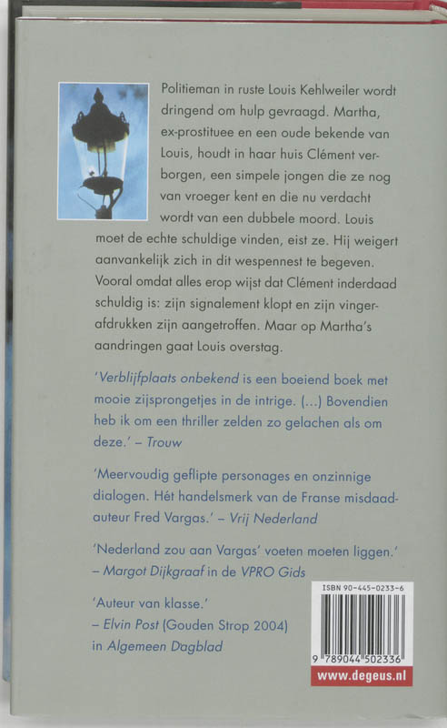 Verblijfplaats onbekend / De drie evangelisten / 3 achterkant