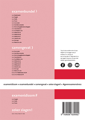 Examenbundel vwo Wiskunde A 2022/2023 achterkant