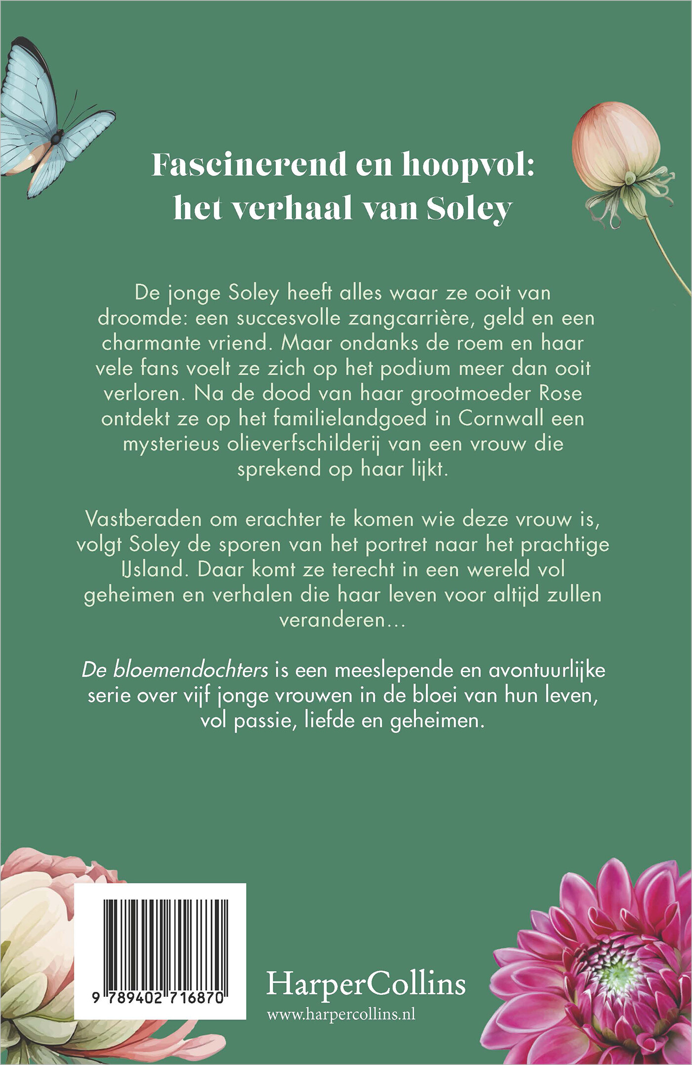 De lentedochter / De bloemendochters / 2 achterkant