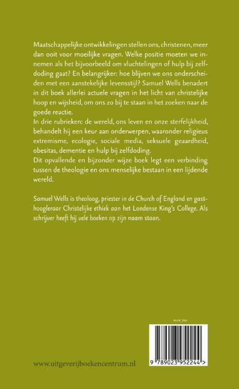Hoe zullen we leven? achterkant