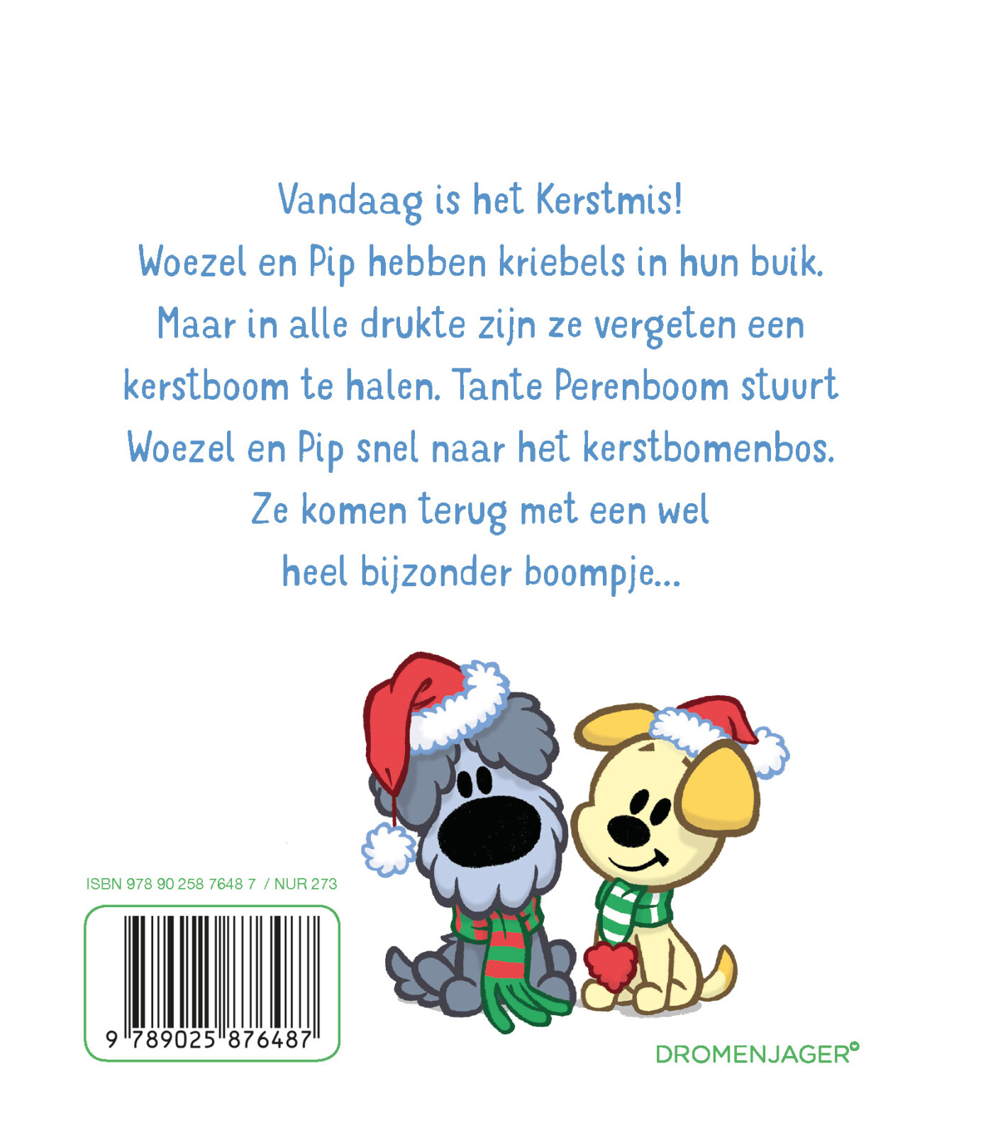 Kerst in de Tovertuin / Woezel & Pip achterkant