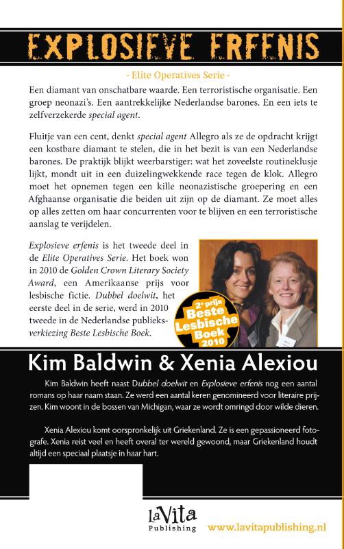 Explosieve erfenis / Elite Operatives Serie / 2 achterkant