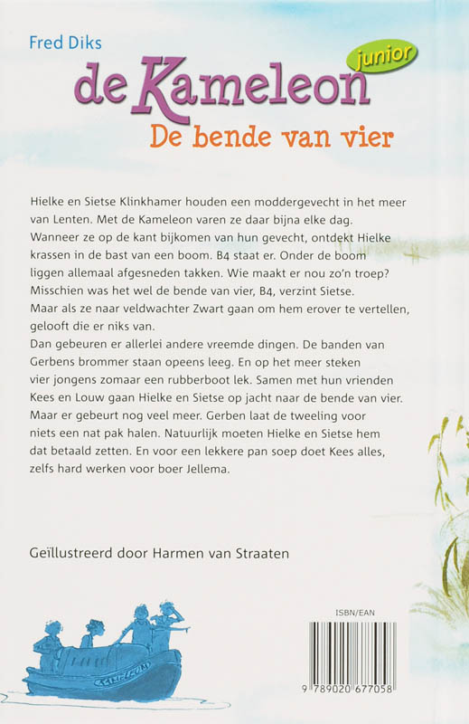 De Kameleon junior / de bende van vier / Kameleon junior De Kameleon junior / de bende van vier / Kameleon junior achterkant