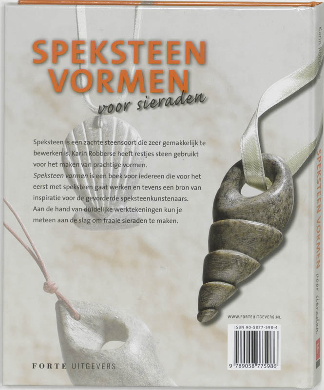 Speksteen vormen voor sieraden Speksteen vormen voor sieraden achterkant