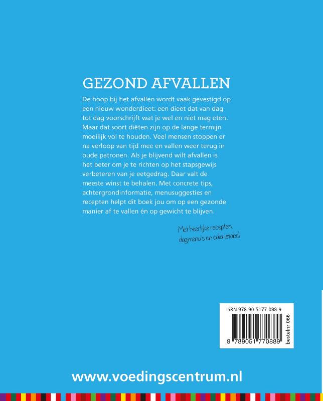 Gezond afvallen achterkant