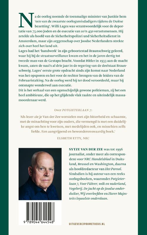 Willi Lages achterkant