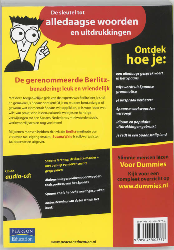 Voor Dummies - Berlitz Spaans voor Dummies achterkant