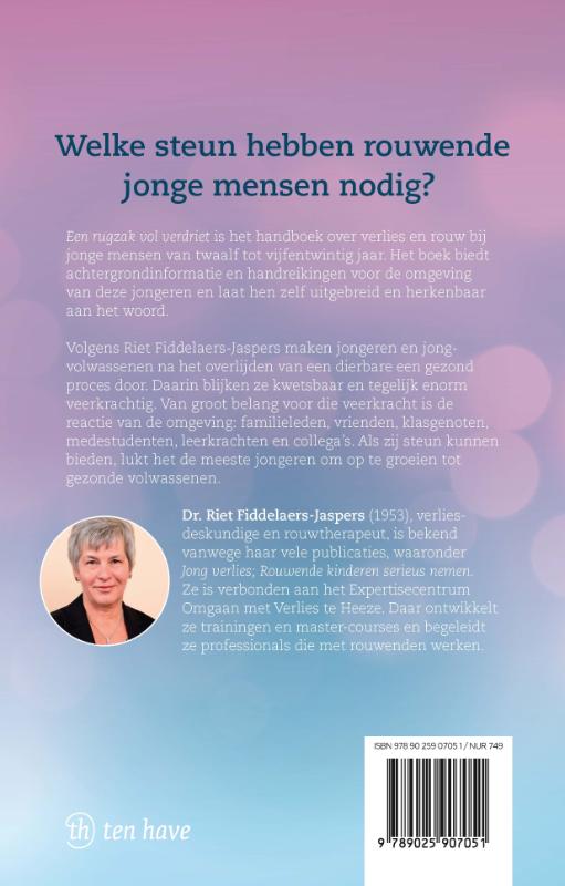 Een rugzak vol verdriet achterkant