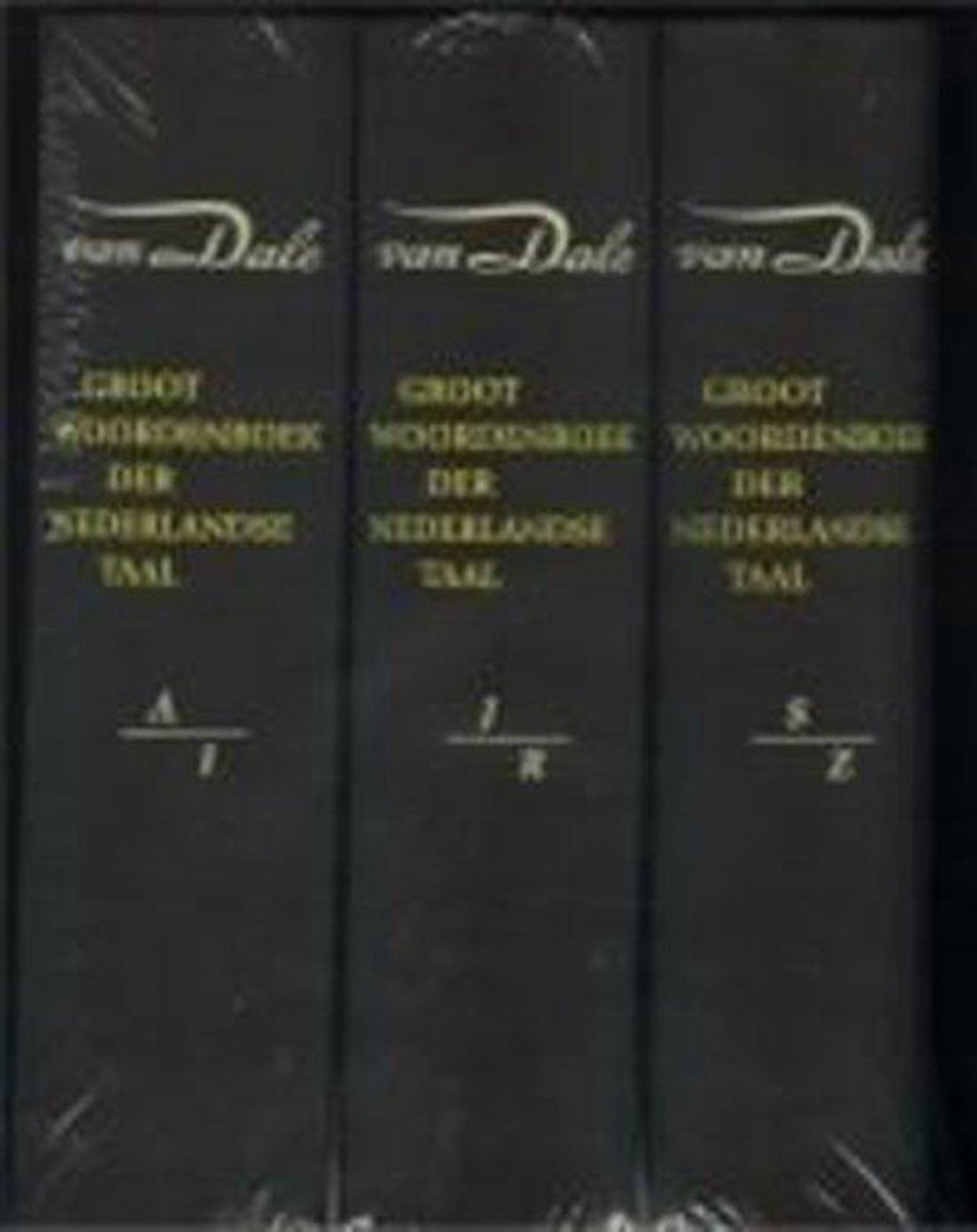 Van Dale Groot Woordenboek 3 Dln 13 Dr