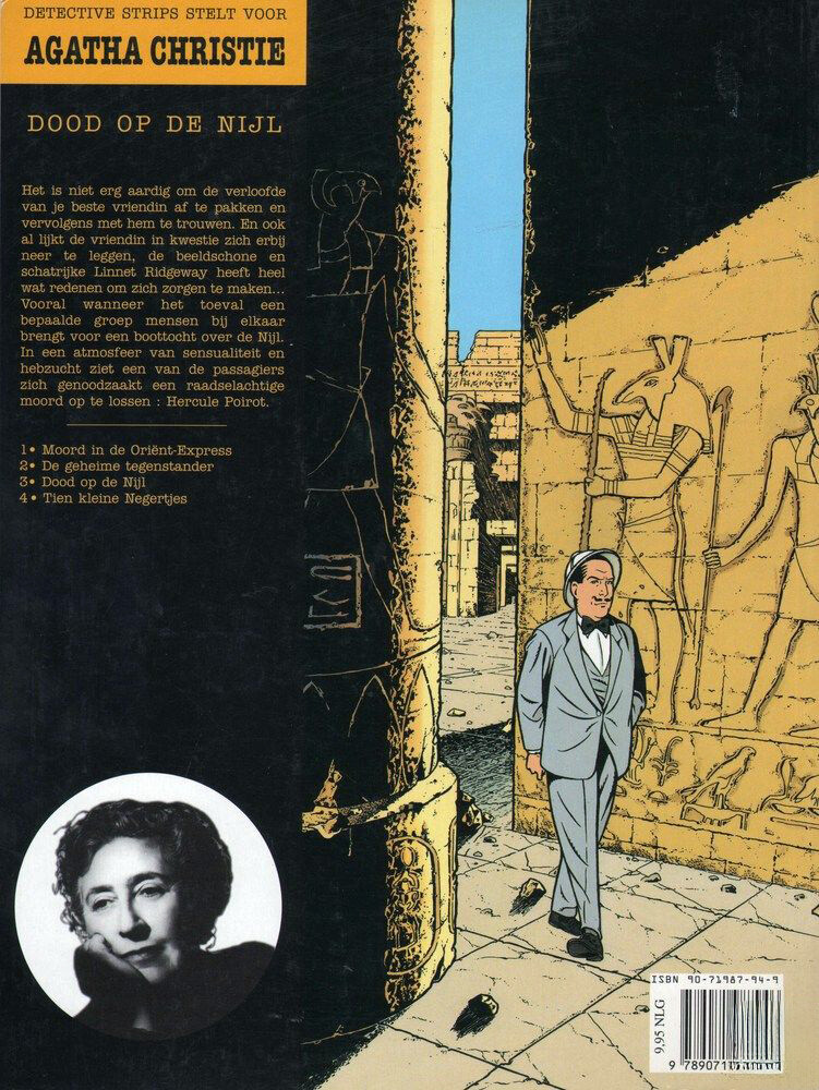 Dood op de Nijl / Agatha Christie / Hercule Poirot / 3 achterkant