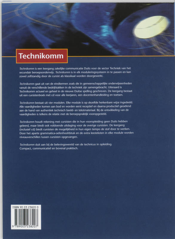 Technikomm Leerlingenboek achterkant