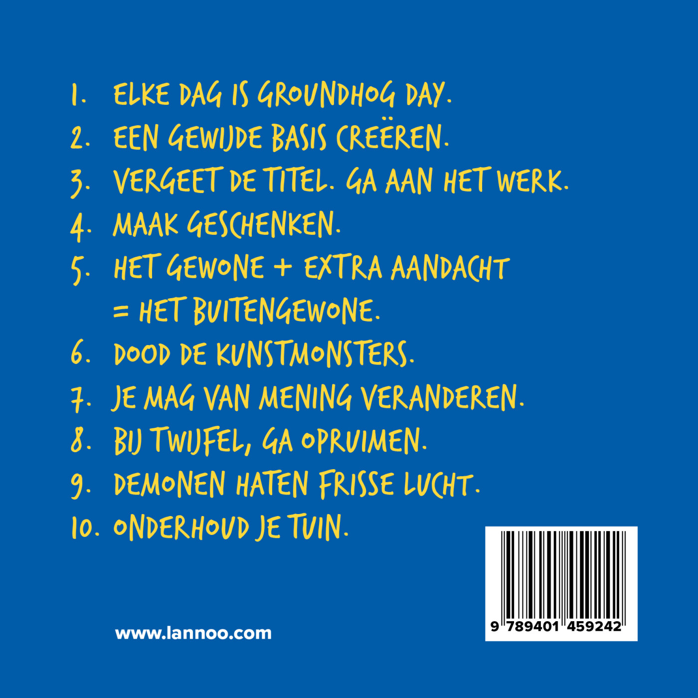 Keep going Keep going achterkant