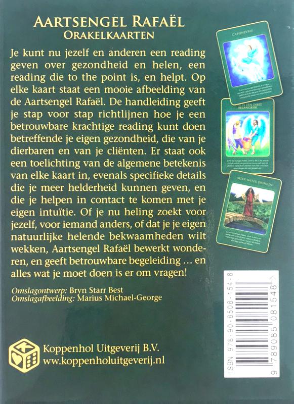 Aartsengel Raphael Orakelkaarten achterkant
